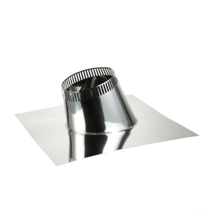 Plaque d'étanchéité en acier inoxydable 365*365mm pour <span class=keywords><strong>cheminée</strong></span> de 3 pouces - Product Image 1