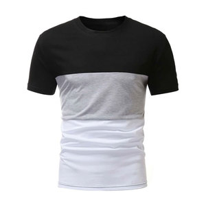 Camiseta de algodón 100% para hombre, camiseta de moda informal de manga corta de verano de alta calidad, suministro de fábrica OEM ODM - Product Image 1