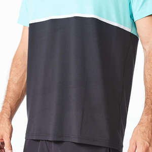 Venta caliente hombres gimnasio manga corta Camiseta deportes camiseta suelta entrenamiento al aire libre poliéster/algodón Material para correr - Product Image 3