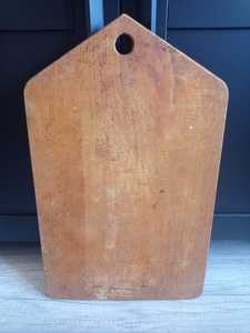 Planche à découper en bois fait à la main Vintage, planche à découper en bois rustique, planche à découper en bois ancienne, Wabi Sabi, accessoires photo alimentaire - Product Image 4