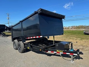 14LX High Side Dump Trailer <b>7</b> <b>X</b> 14 <b>Frame</b> for Farm Tractor Featuring Gear Axle Tire & Motor New & Used - Product Image 6