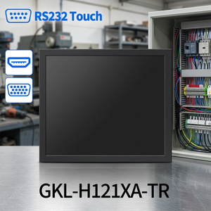 Monitor Táctil Premium para Montaje en Rack, Monitor Táctil USB para Rack, Monitor Táctil Industrial para Rack con Soportes de Montaje en Rack - Product Image 1