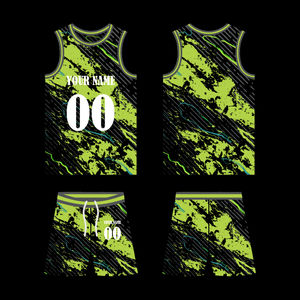 Conjunto de camisetas y pantalones cortos de baloncesto transpirables de secado rápido personalizados al por mayor, uniformes de fútbol con impresión personalizada para hombres jóvenes - Product Image 3