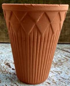 Tasses à thé coniques en terre cuite faites à la main traditionnelles d'Inde tasse à café Lassi Kulfi Kullad pour thé et soucoupes - Product Image 1