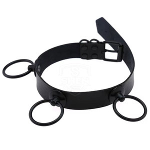 Diseño personalizado al por mayor precio barato mujeres collar de cuero de alta calidad nueva moda collar de cuero hecho en Pakistán - Product Image 4