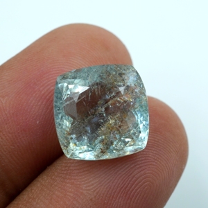 Musgo Natural facetado mezcla forma piedra preciosa aguamarina pera corte joyería anillo colgante tamaño astrología piedra Color Juego 5mm + - Product Image 3