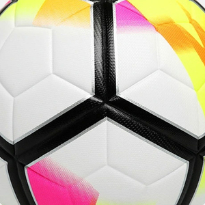 Pelota de entrenamiento de cuero PU para partidos de fútbol, tamaño duradero 5, pelota de juego profesional para deportes al aire libre cosida a máquina - Product Image 6