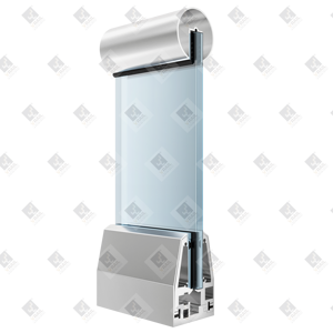 Barandilla moderna de acero inoxidable con paneles de vidrio barandilla decorativa SS para balcón escalera Villa Mall - Product Image 1