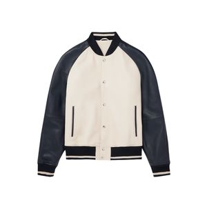 Chaqueta Bomber Casual de Manga Larga para Hombre, Impermeable, Cortavientos, con Bolsillos con Cremallera, Prenda Exterior Elegante para Invierno con Cuello Alto - Product Image 1