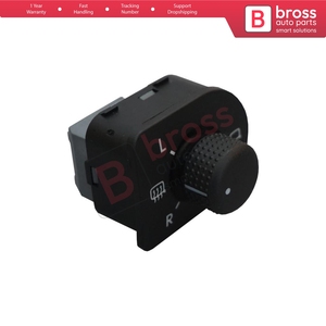 Interrupteur de rétroviseur chauffant et pliable BDP627 1J1959565E pour Golf Bora Jetta Beetle - Product Image 2
