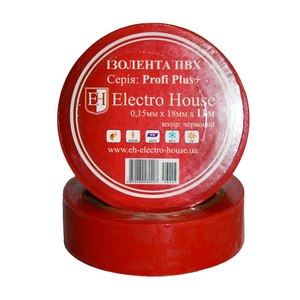Gran oferta, cinta aislante de PVC roja de alta calidad de 11 metros, cinta adhesiva eléctrica ignífuga para aplicaciones de alto voltaje - Product Image 1