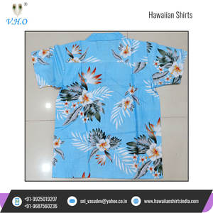 Chemise hawaïenne à manches courtes 100% Polyester pour hommes, sur mesure, décontractée, Design de Surf de plage, fabriquée en inde - Product Image 6