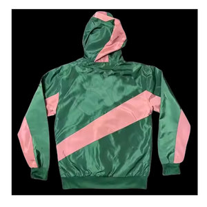 Conjunto corto cortavientos de moda para hombres Aspecto de ropa de calle de moda transpirable con chaqueta y pantalones cortos - Product Image 3