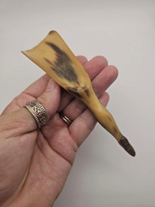 Chausse-pied compact avec manche en bois élégant, finition polie, design ergonomique, parfait pour les voyages, la maison et les cadeaux - Product Image 2