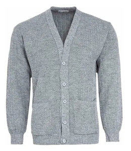Suéter de Cuello Mao para Hombre, Corte Ajustado, Transpirable, de Algodón/Fibra de Bambú, con Bolsillos, para Invierno - Product Image 6