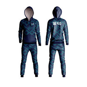 Vente chaude Ensemble de survêtement de luxe en nylon et élasthanne pour hommes, comprenant une veste à capuche et un pantalon de jogging, couleur beige clair, avec veste technique à capuche, vente en gros - Product Image 6