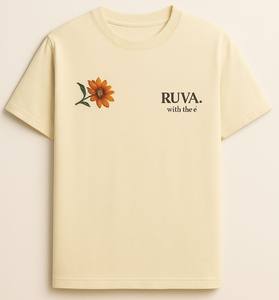 Camiseta de algodón bordada personalizada - Product Image 1