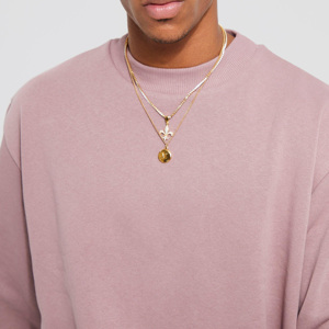 Venta al por mayor de sudadera de cuello redondo de gran tamaño de peso pesado personalizado para los hombres 100% de algodón patrón sólido diseño 3D bordado de alta calidad - Product Image 4