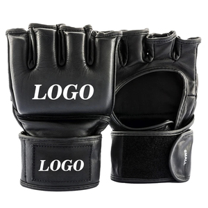 Guantes de Sparring MMA de Alta Calidad, Transpirables, de Medio Dedo, Personalizados, de Cuero PU y PVC para Gimnasios - Product Image 4