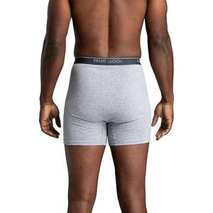 Men's Custom XL Knitted 100% Cotton Boxer Undergarments Breathable Logo <b>Printing</b> <b>Machine</b> Wash Private <b>Label</b> Bulk Supply - Product Image 4