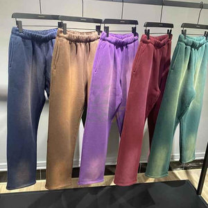 Custom Luxury Men's French Terry Mid Waist Elastic Waist Straight Leg Sweatpants 100% Cotton Smart Casual Winter Quick Dry - Product Image 6