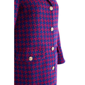 Manteau tendance pour femme à motif pied-de-poule, imperméable et respirant, disponible en grandes tailles - Product Image 2