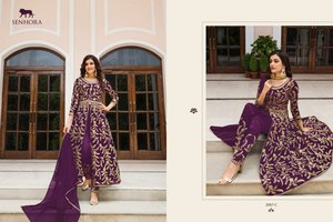 Eid พิเศษอินเดียปากีสถานตาข่ายรับผีเสื้อหนัก salwar kameez Faisalabad วิสคอสปากีสถาน salwar kameez - Product Image 5