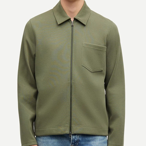 เสื้อสเวตเตอร์คอกลมมีซิปสำหรับผู้ชายเสื้อสเวตเชิ้ตนุ่มใส่สบายใส่ในฤดูหนาวระบายอากาศได้ดี - Product Image 1