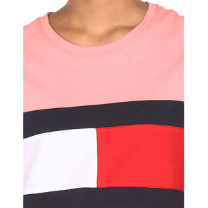 Gran oferta, camisetas ligeras con estampado gráfico para mujer, camisetas de poliéster de algodón de secado rápido con estampado de logotipo personalizado para mujer - Product Image 6