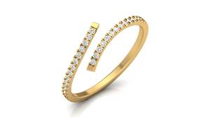 Anillo de bodas de oro de 14K más vendido del fabricante indio para mujer IGI Certified Round Lab Grown Diamond Jewelry - Product Image 3