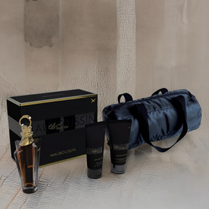 ชุดของขวัญน้ำหอมสำหรับผู้หญิง Mauboussin Elixir Pour Elle ประกอบด้วยน้ำหอมแบบสเปรย์ โลชั่นทาผิว เจลอาบน้ำ และกระเป๋า - Product Image 3