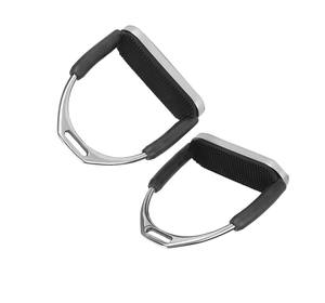 Recién llegado, estribos de aluminio para montar a caballo, empuñadura de seguridad ajustable ligera, Base ancha, fabricante ecuestre OEM - Product Image 4