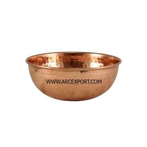 Bol de service élégant de forme ronde dorée bol en métal de qualité exclusive pour la vaisselle de cuisine bol de service au meilleur prix - Product Image 3