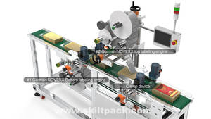 SKILT précision haute vitesse haut et bas étiqueteuse bouteilles canettes bocaux noyau moteur pompe portant PLC - Product Image 5