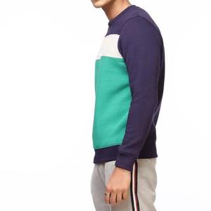 Nuevas sudaderas calientes logotipo personalizado hombres 100% algodón polar pulóver liso con capucha de gran tamaño bloque Color nuevo diseño básico sudaderas - Product Image 4