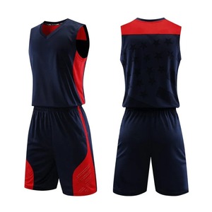Vente en gros OEM uniforme de basket-ball de qualité supérieure pour hommes logo personnalisé et lettre respirant maillot de basket-ball en polyester à séchage rapide - Product Image 1