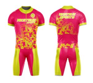 Maillot de cyclisme personnalisé respirant grande taille anti-UV à séchage rapide ensemble de costumes avec impression numérique Logo Design - Product Image 1