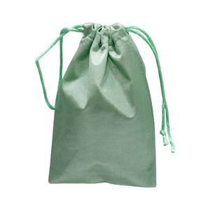 Pochette élégante en satin ethnique avec cordon de serrage et fermeture éclair pour mariage, fête, cadeaux de retour, bijoux, maquillage, emballage, MOQ 50 - Product Image 1