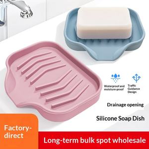 Hot-selling New Product Japanese-style Bathroom Kitchen Drainage Mat Storage Tray Creative <b>Soap</b> <b>Holder</b> with Customizable logo - Product Image 5