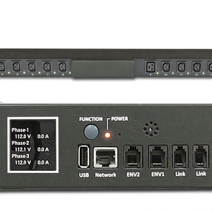 PDU อัจฉริยะ 3 เฟส แบบ Neutral 400V 24 พอร์ต IEC39 ชุดจ่ายไฟอุตสาหกรรม พร้อมระบบตรวจสอบเฟสและการควบคุมผ่านเครือข่าย - Product Image 1