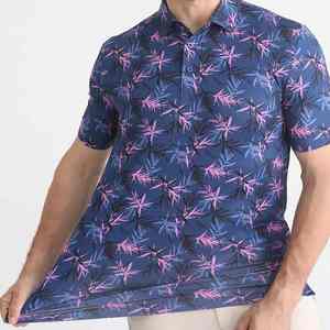 Polo de secado rápido para hombre, camisas de sublimación de talla grande con estampado antiarrugas, última llegada, camiseta Polo de sublimación para hombre - Product Image 3