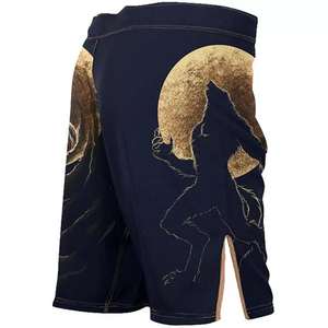 <b>Men's</b> Gym <b>Shorts</b> with Anti-Wrinkle Feature MMA <b>Boxer</b> & BJJ Fight <b>Shorts</b> Customizable Printed Sublimation Design and OEM Logo - Product Image 4
