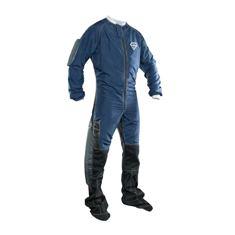 Combinaison Skydiving Michigan Suits XL - Bleu/Vert - NEUF Sans étiquettes (essayée)