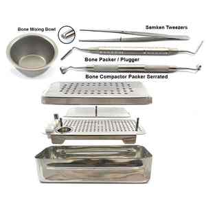 Caja de PRF completa para cirugía de implantes dentales, juego de instrumentos de injerto óseo, Kit de implantes dentales de Caronia quirúrgica - Product Image 1