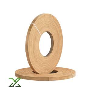 Bande de chant en placage de bois de chêne pour la décoration intérieure, préencollée, thermocollante avec adhésif thermofusible, bande de chant flexible en bois - Product Image 4