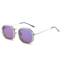 Lunettes de soleil RTS de luxe en métal de haute qualité, style steampunk, 2026, vintage, personnalisées pour femmes et hommes