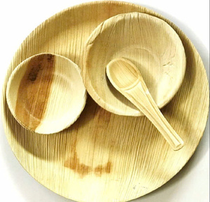 Tazón de hoja de palma, el más vendido, elegante y sostenible, ideal para fiestas y eventos, LOTO AZUL de Vietnam - Product Image 4