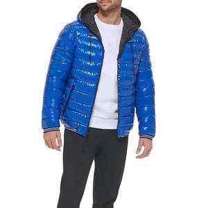 High Street Bubble High Quality Winter Puffer <b>Jacket</b> with Stand Collar Plain Zipper and Down Material Warm Outdoor Padded Coat - Product Image 2