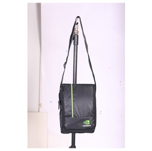 Sac à bandoulière Nvidia de haute qualité avec piping de marque, poche en filet à l'intérieur, 2 compartiments zippés avec une fermeture éclair intérieure supplémentaire - Product Image 1