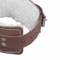 Sangles de cheville rembourrées en cuir respirant de haute qualité Geo Brother Co 2022 pour la musculation hivernale, protection des chevilles